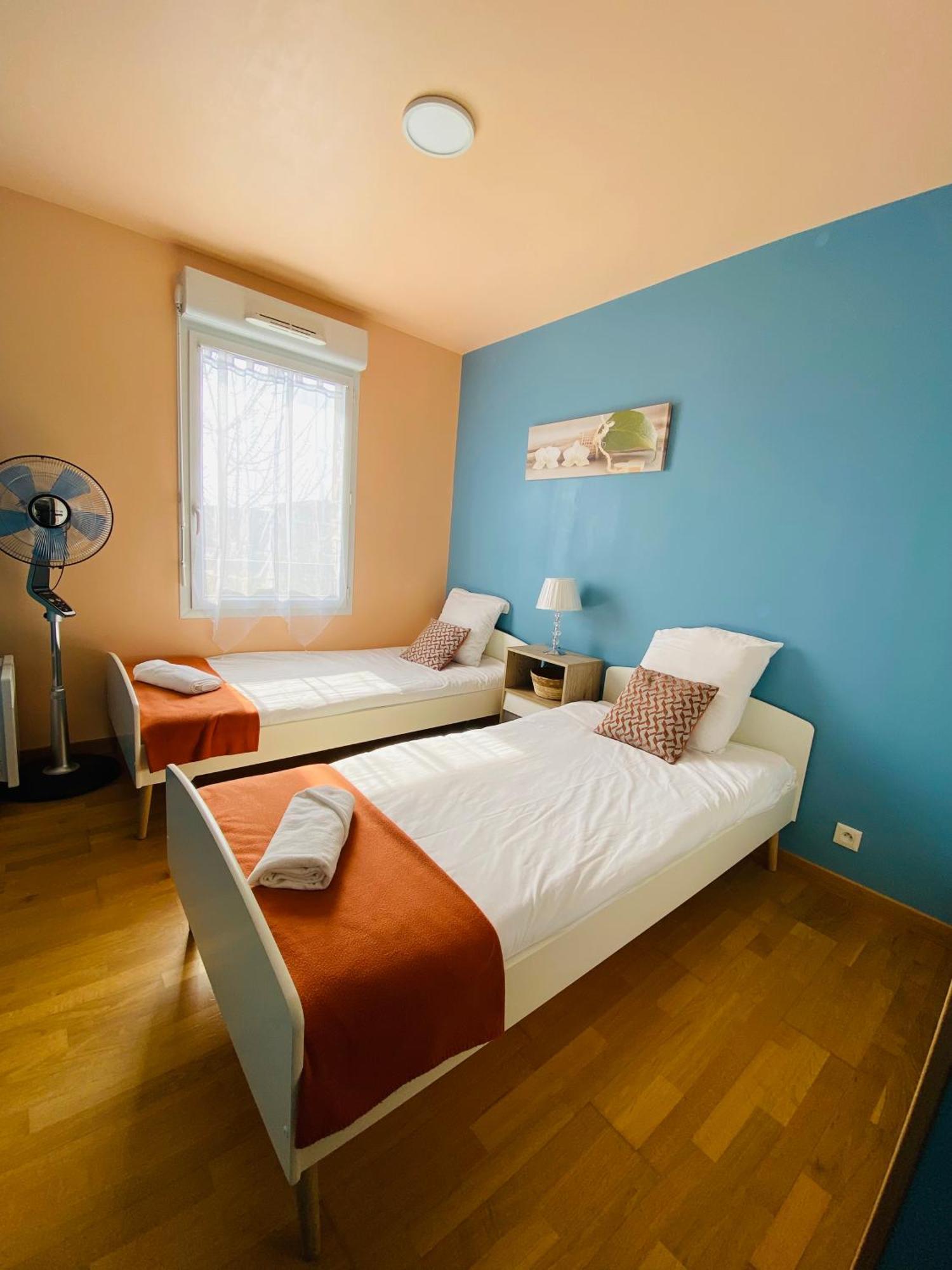 Charmant Appartement 3 Pieces Proche Rer & Disney Montévrain Esterno foto